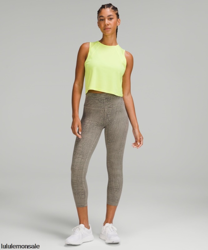 Lululemon Damen DELULU080 | Thread Dye Wunder Train High-rise Crop 23